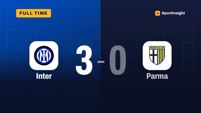 Inter 3-0 Parma: Sučić sparks first-half treble as leaders march on - SportInsight