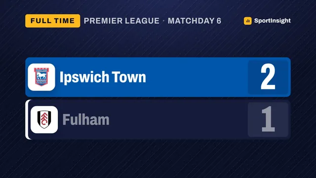Ipswich Town 2-1 Fulham: Ouattara and O'Shea overturn lead with late double - SportInsight