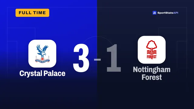 Crystal Palace 3-1 Nottingham Forest: Lerma completes first-half turnaround - SportInsight