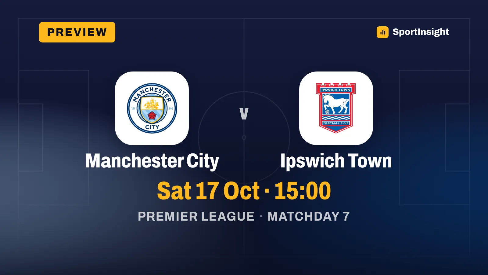 Manchester City v Ipswich: leaders seek to extend six-win start - SportInsight