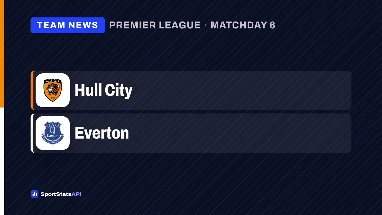Hull choose a 5-4-1 against unbeaten Everton - SportInsight