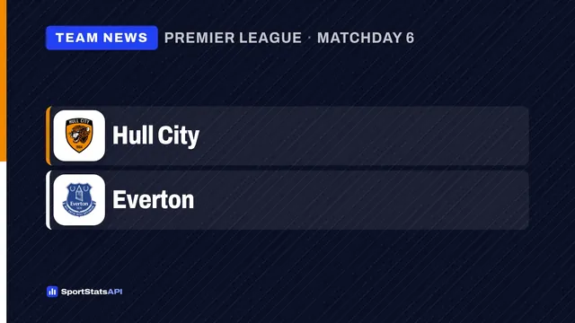 Hull choose a 5-4-1 against unbeaten Everton - SportInsight
