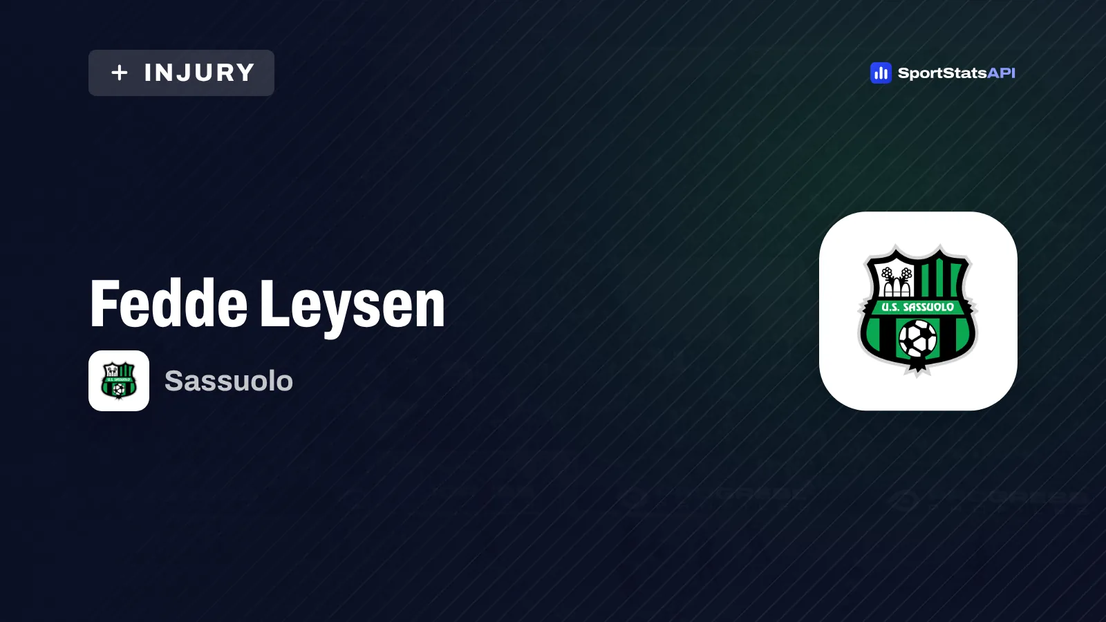 Leysen’s ankle injury forces Sassuolo into first-half defensive change against Milan - SportInsight