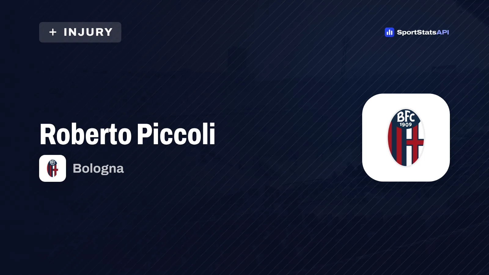 Piccoli injury leaves Bologna waiting for checks ahead of next Inter fixture - SportInsight