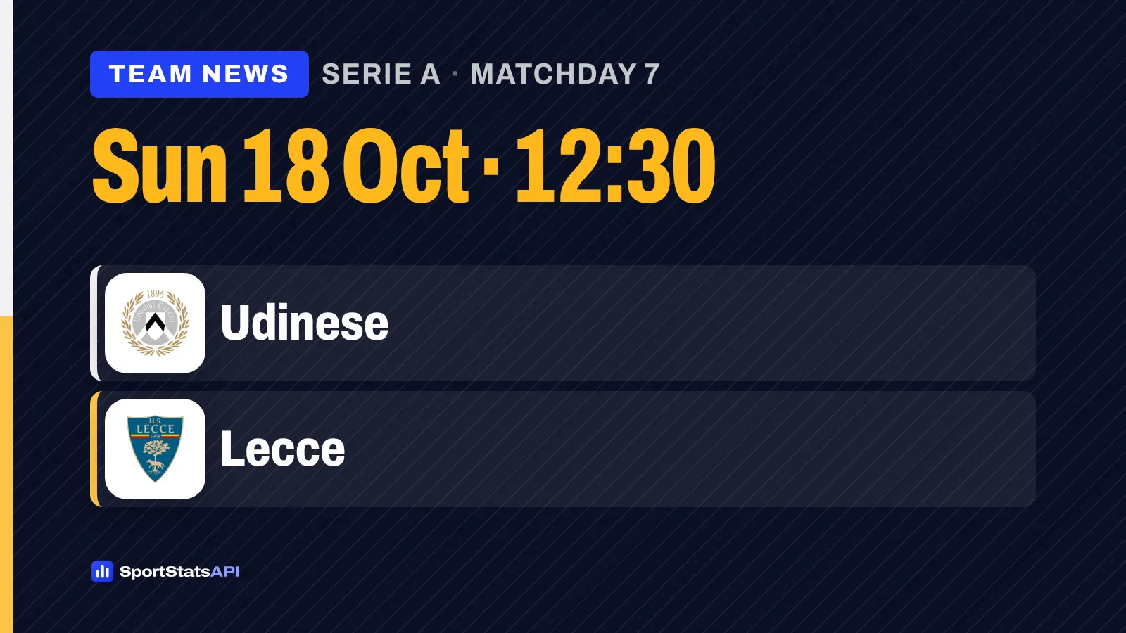 N’Dri starts as Lecce name Fatah in Udinese lineup - SportInsight